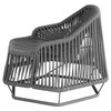 Hexagon Chair in Grey by Cyan Design