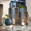 Large Samara Lantern Designed by J Kent Martin in Antique Nickel by Cyan Design