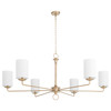 Large Ginevra Chandelier in Aged Brass by Cyan Design
