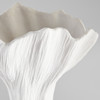 Small Tulip Vase in White by Cyan Design