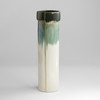 Large Folded Vase Designed by Seth Vaughn in Cascade Sage by Cyan Design