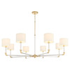 Hightower 8 Light Chandelier in Aged Brass by Cyan Design