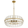 Selena 4 Light Pendant in Aged Brass by Cyan Design