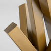 Stasis Sculpture in Aged Brass by Cyan Design