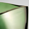 Small Muzo Vase in Emerald Green Clear by Cyan Design