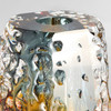 Small Tramonto Vase in Smoke Amber by Cyan Design