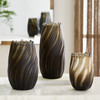 Large Seagrass Vase in Olive by Cyan Design
