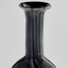 Large Infinity Vase in Black & Grey Gold by Cyan Design