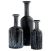 Large Infinity Vase in Black & Grey Gold by Cyan Design