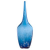 Large Vero Vase in Blue & Gold Clear by Cyan Design