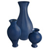 Large Aster Vase Designed by Seth Vaughn in Blue by Cyan Design