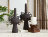 Small Ringlets Vase in Black by Cyan Design