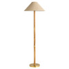 Broadway Floor Lamp in Antique Brass & Teak by Cyan Design