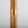 Broadway Floor Lamp in Antique Brass & Teak by Cyan Design
