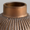 Small Starship Vase in Metallic Bronze by Cyan Design