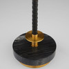 Santiago Table Lamp in Black, Brass & White by Cyan Design