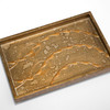 Small Florence Tray in Bronze Lacquer Rectangle by Cyan Design