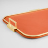 Extra Large Campaign Tray in Orange & Brass by Cyan Design