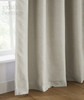 Oxford Linen Cotton Pinch Pleat Curtain in Natural by Ellora Casa by India's Heritage