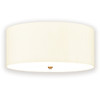 Fletcher 3 Light 22" Flush Mount in Aged Brass By Lucas + McKearn