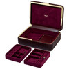 WOLF - Bella Medium Jewelry Box in Bordeaux