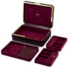 WOLF - Bella Medium Jewelry Box in Bordeaux