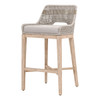 Essentials For Living - Tapestry Barstool in Taupe & White Flat Rope