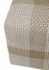 Essentials For Living - Cross Accent Cube in Taupe & White Flat Rope