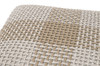 Essentials For Living - Cross Accent Cube in Taupe & White Flat Rope