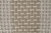 Essentials For Living - Cross Accent Cube in Taupe & White Flat Rope
