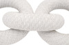 Essentials For Living - Crew Rope Link in White Speckle Flat Rope