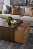 Essentials For Living - Dovetail Upholstered Coffee Table in Ivanhoe Toast