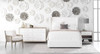 Essentials For Living - Wrenn 6-Drawer Double Dresser in Natural Gray Acacia, Matte White, Brushed Stainless Steel
