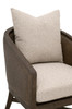 Essentials For Living - McGuire Arm Chair in LiveSmart Gellar-Jute, Matte Brown Oak, Cane