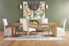Essentials For Living Levi Slipcover Dining Chair in LiveSmart Peyton Pearl, Natural Gray Birch