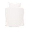 Essentials For Living - Faye Slipcover Swivel Club Chair in Cream Crepe