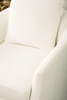 Essentials For Living - Faye Slipcover Swivel Club Chair in Cream Crepe