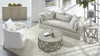 Essentials For Living - Faye Slipcover Swivel Club Chair in Cream Crepe