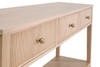 Essentials For Living - Highland 3-Drawer Console Table in Natural Oak