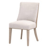 Essentials For Living - Duet Dining Chair in Performance Bisque French Linen, Ivanhoe Toast, Natural Gray Ash (Set of 2)