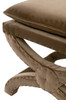 Essentials For Living - Gaston Ottoman in Caramel Velvet