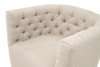 Essentials For Living - Marcel Swivel Club Chair in Performance Bisque French Linen