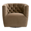 Essentials For Living - Marcel Swivel Club Chair in Caramel Velvet