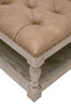 Essentials For Living - Townsend Tufted Upholstered Coffee Table in Ivanhoe-Toast