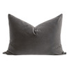 Essentials For Living - The Basic 34" Essential Dutch Pillow in Dark Dove Velvet