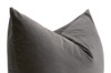 Essentials For Living - The Basic 34" Essential Dutch Pillow in Dark Dove Velvet
