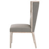 Essentials For Living Martin Wing Chair in LiveSmart Peyton Slate, Natural Gray (Set of 2)