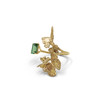 Dorian Webb - Butterfly Cluster Cuff in Green Quartz