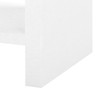 Villa & House - Morgan Grasscloth 1-Drawer Side Table, Chiffon White