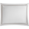 Bitsy Dots Shams in White/Taupe by Bovi